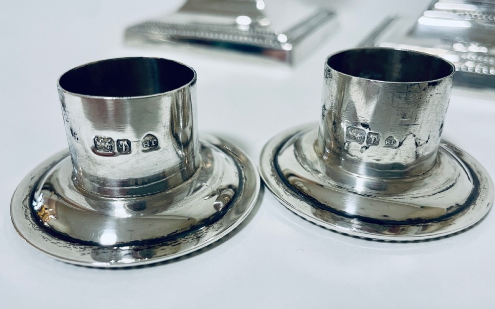Pair of Victorian Silver Candlesticks View XIII