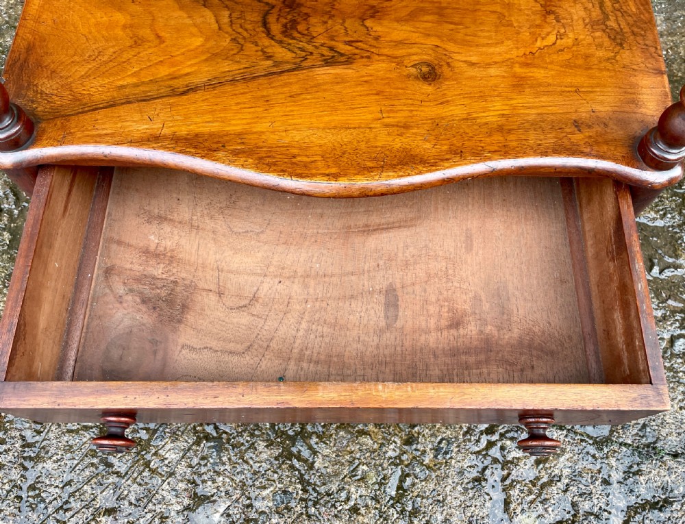 Victorian Walnut Inlaid Whatnot View IX