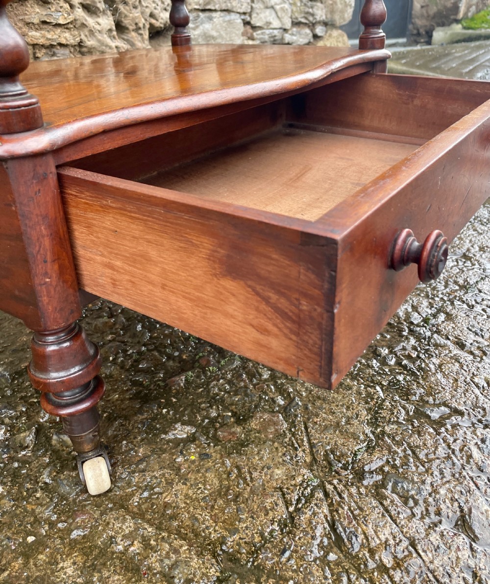 Victorian Walnut Inlaid Whatnot View XII