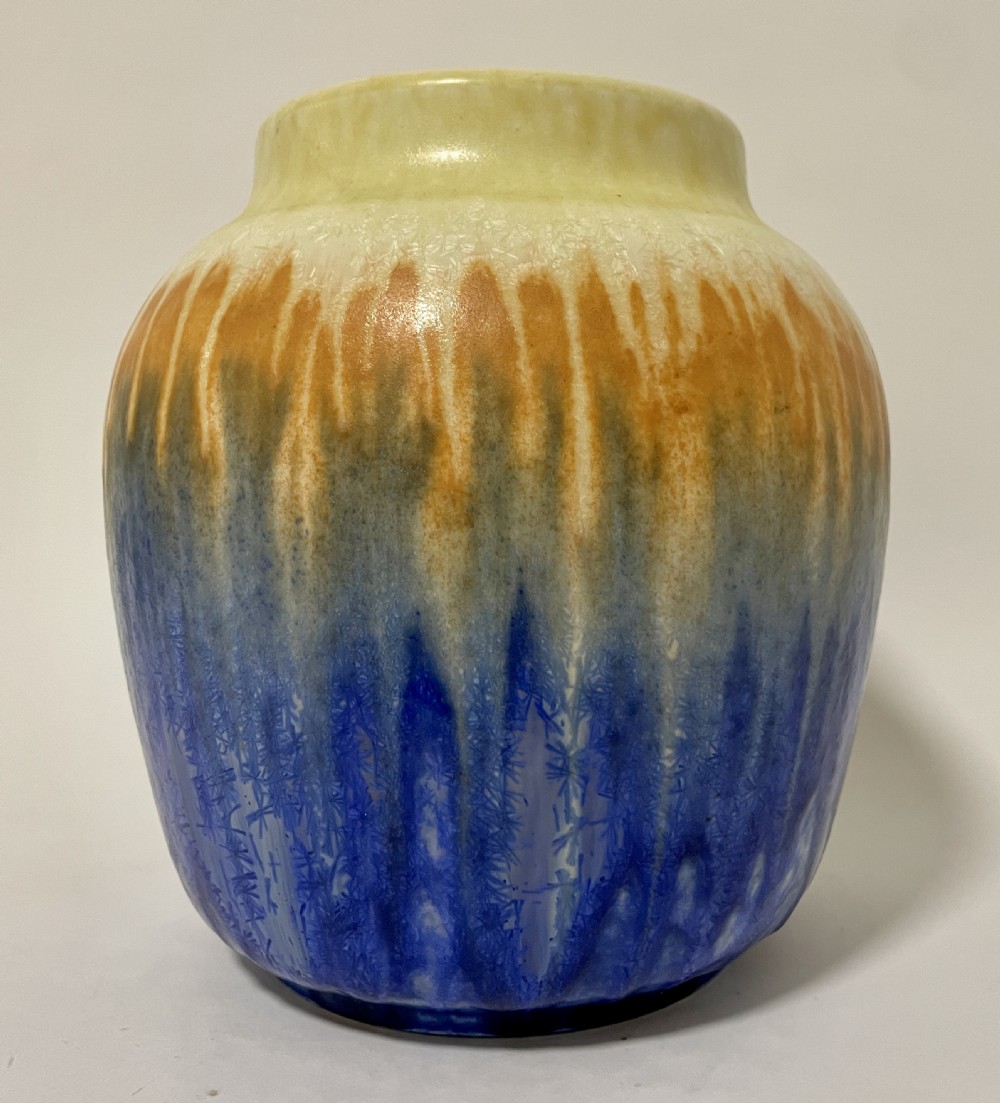 Art Deco Ruskin Pottery Vase 1932 View IV