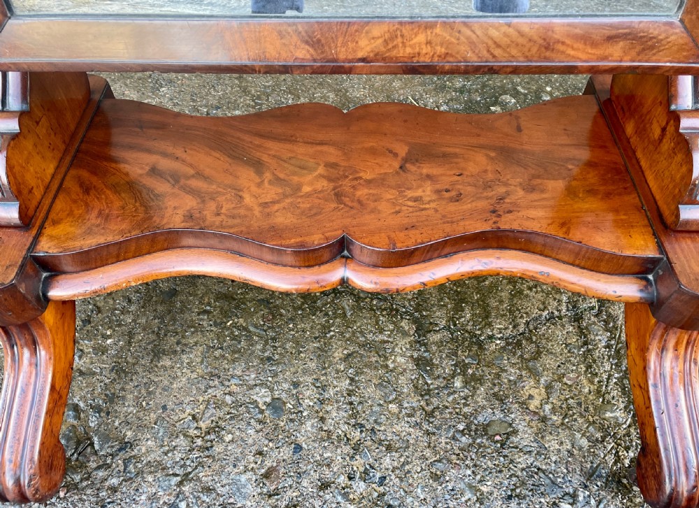 Antique Victorian Mahogany Cheval Mirror View VIII