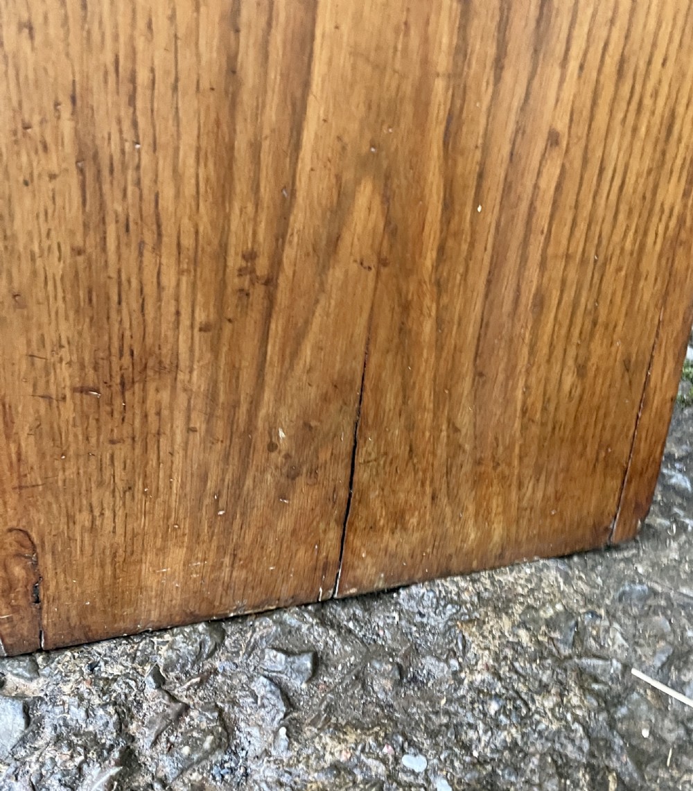 Large Antique Oak Open Bookcase View XXIII