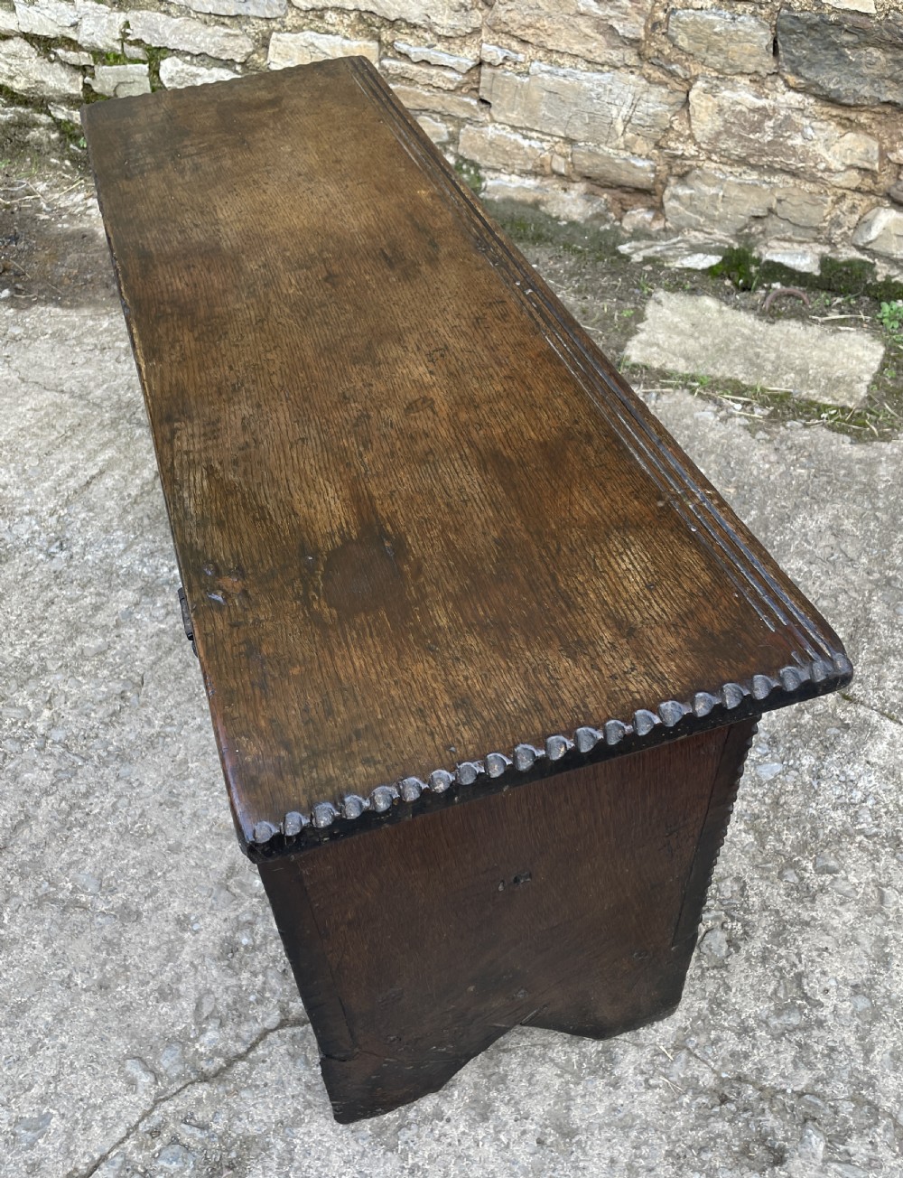 18th Century Oak Sword Chest View XXV