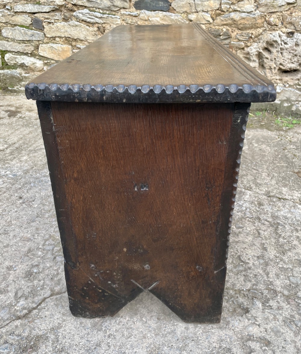 18th Century Oak Sword Chest View XXIX