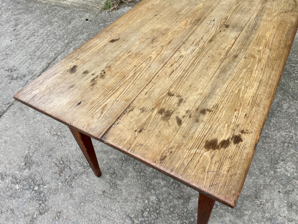 Large Antique French Farmhouse Dining Table View XVIII