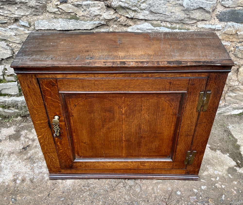 ?Antique 18th Century Oak Spice Cupboard View VI