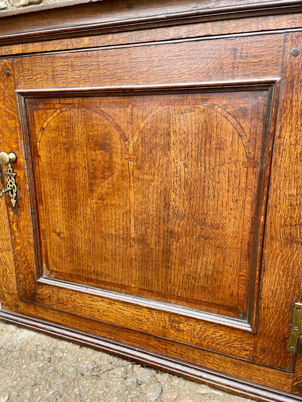 ?Antique 18th Century Oak Spice Cupboard View XI