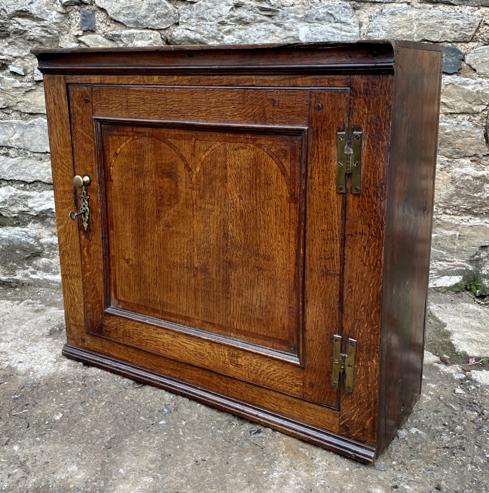 ?Antique 18th Century Oak Spice Cupboard View XXVI