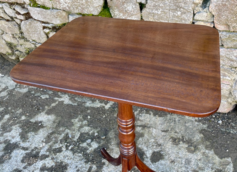 Small Regency Mahogany Wine Table View VI