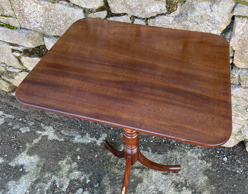 Small Regency Mahogany Wine Table View VIII