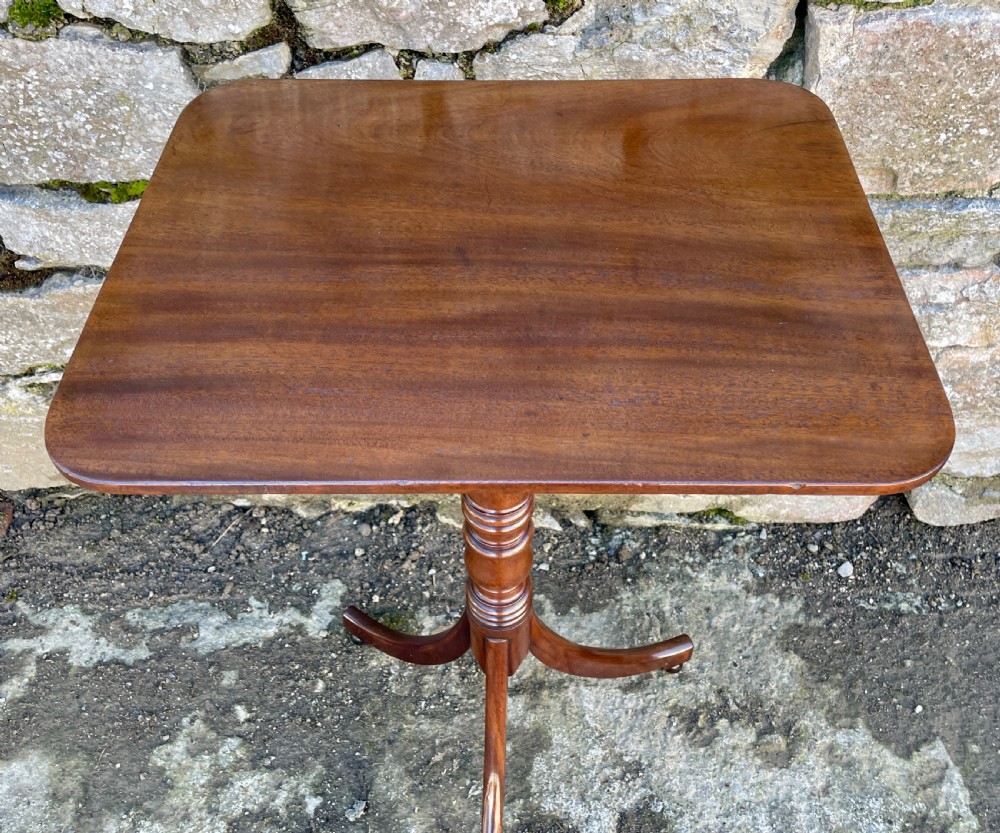 Small Regency Mahogany Wine Table View IX