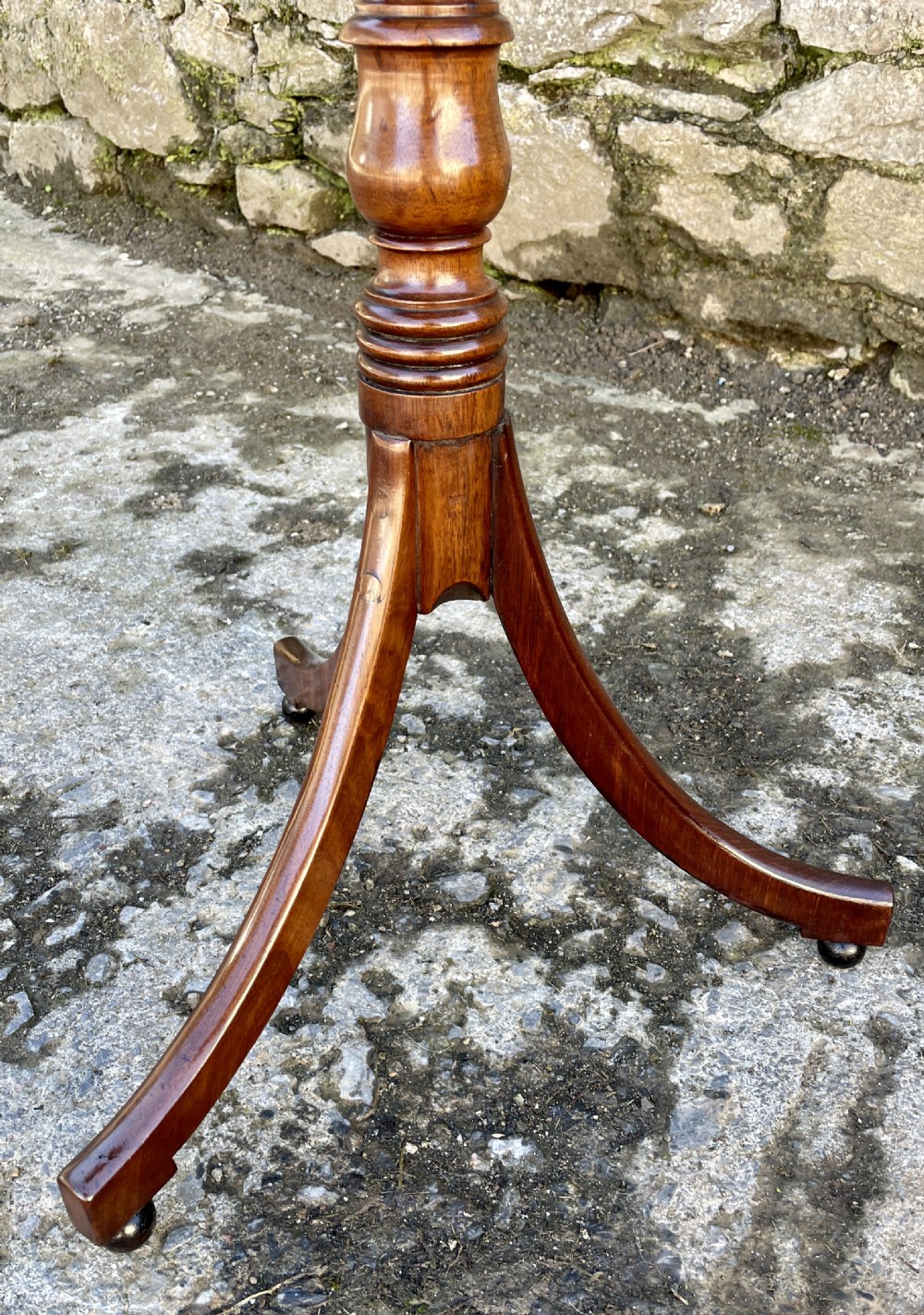 Small Regency Mahogany Wine Table View XIV