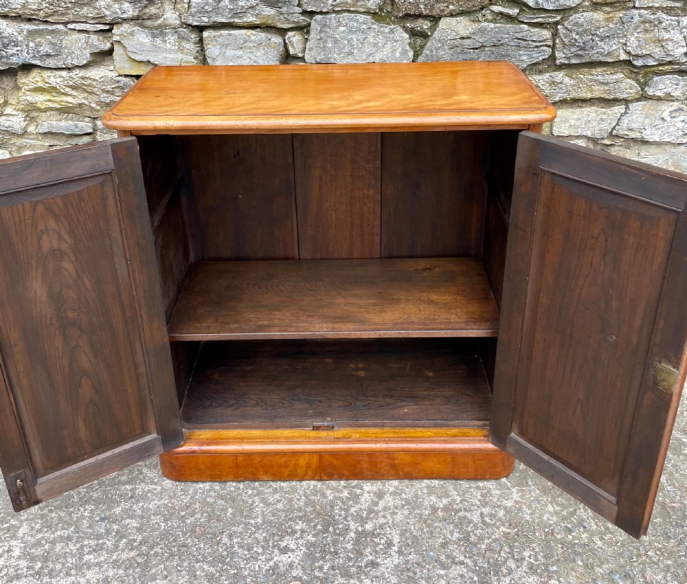 Antique Victorian Satinwood Cupboard View XIV