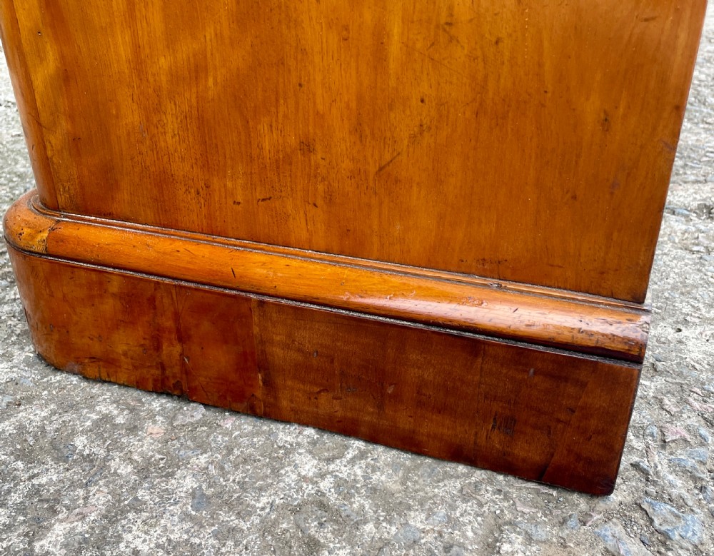 Antique Victorian Satinwood Cupboard View XX