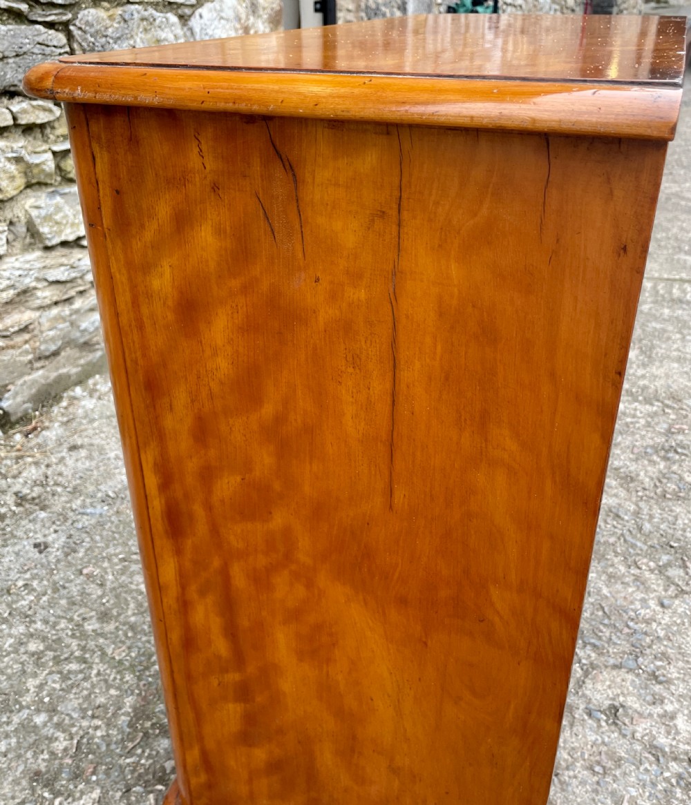 Antique Victorian Satinwood Cupboard View XXI