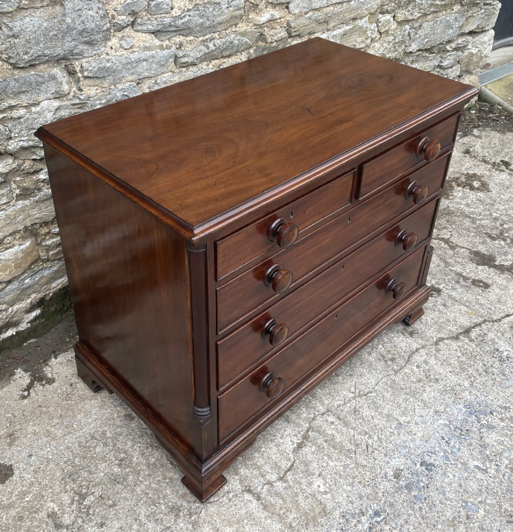 Antique George III Mahogany Chest of Drawers View III