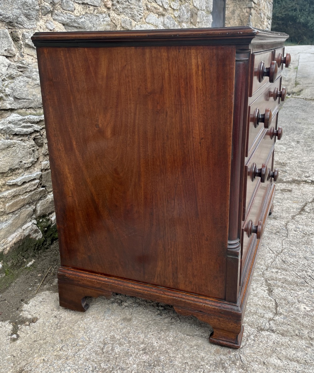 Antique George III Mahogany Chest of Drawers View IV