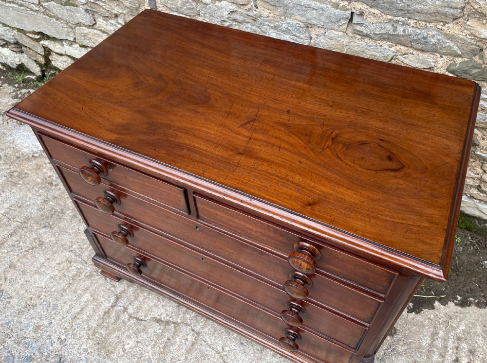 Antique George III Mahogany Chest of Drawers View X