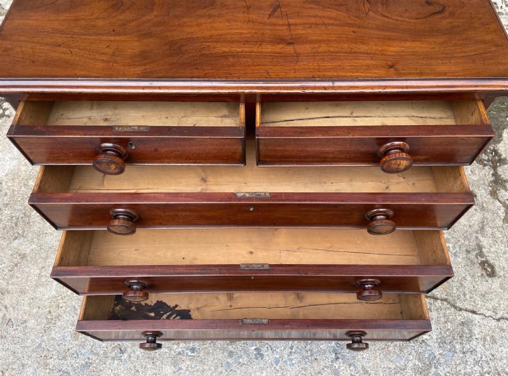 Antique George III Mahogany Chest of Drawers View XIII