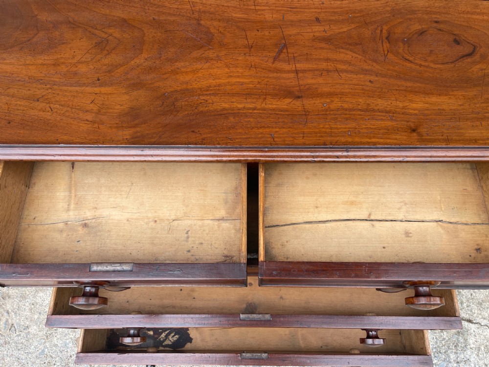 Antique George III Mahogany Chest of Drawers View XV