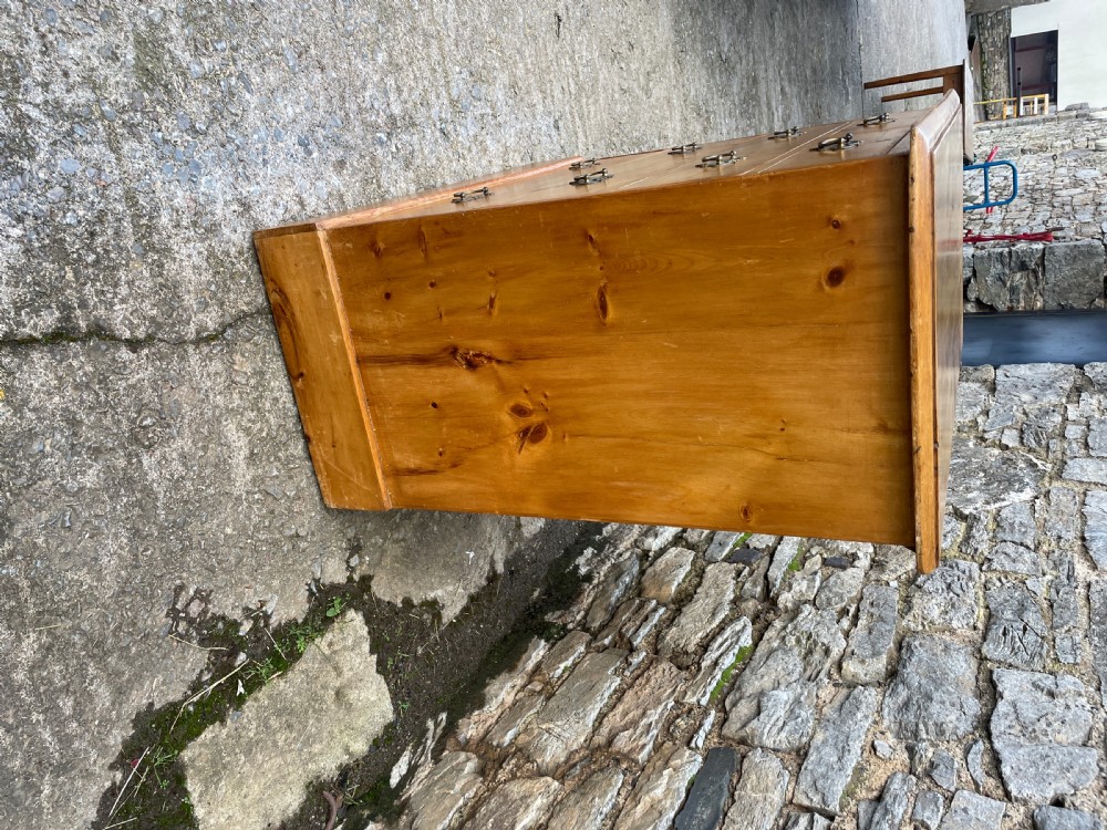 Large Antique Stripped Pine Chest of Drawers View IV
