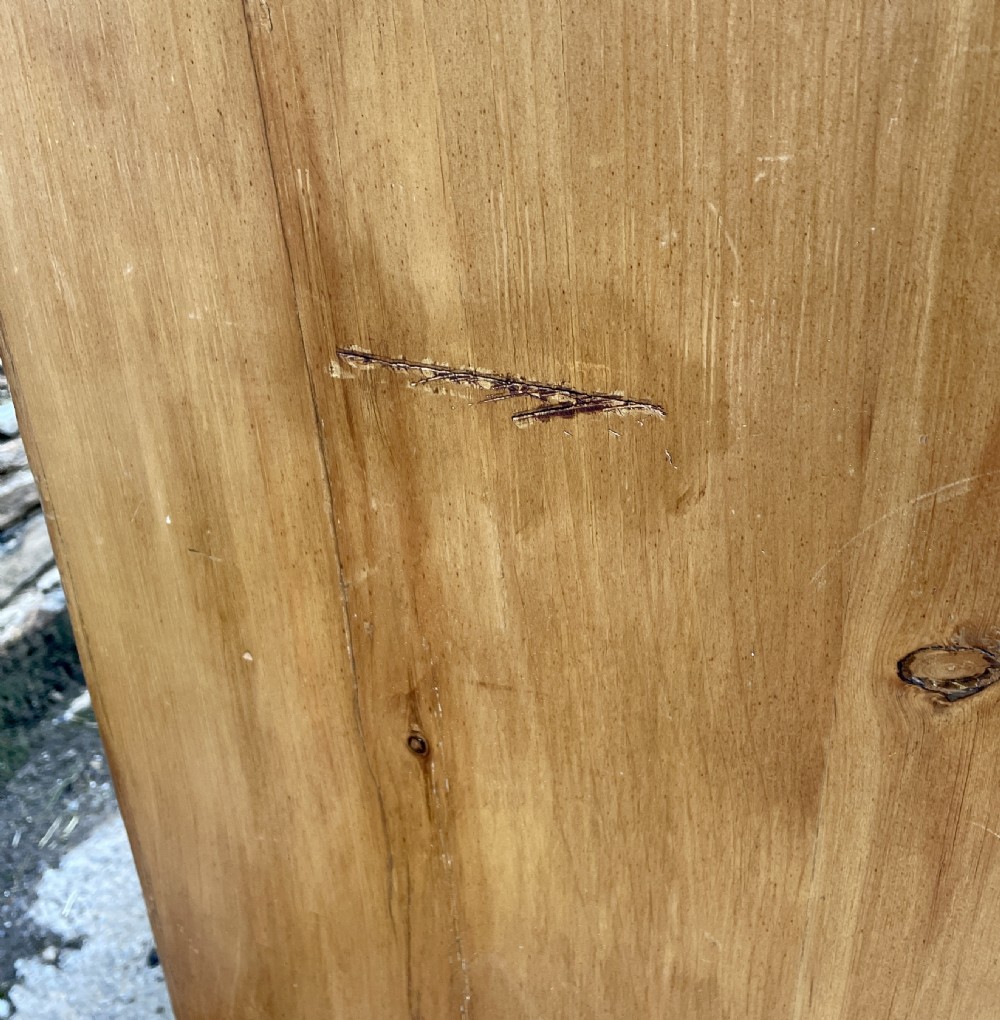 Large Antique Stripped Pine Chest of Drawers View XVII