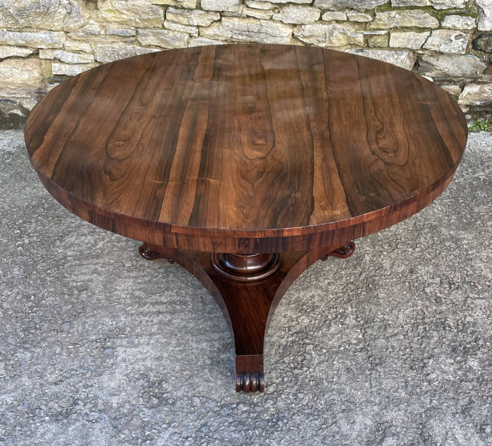 Regency Rosewood Breakfast Table View III