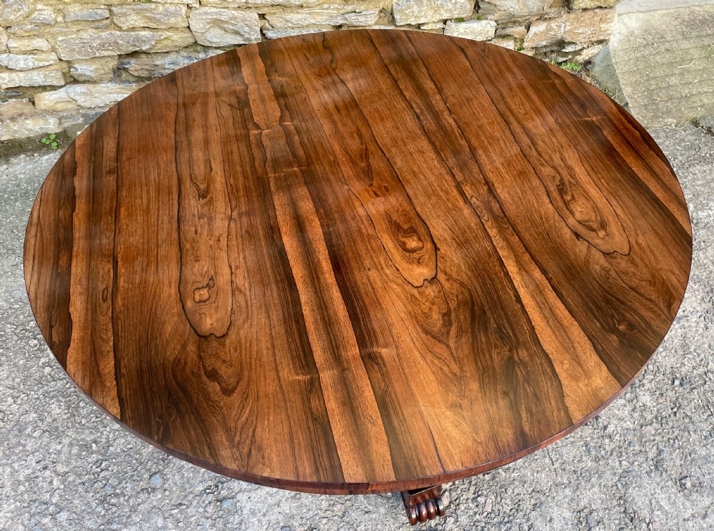 Regency Rosewood Breakfast Table View VII