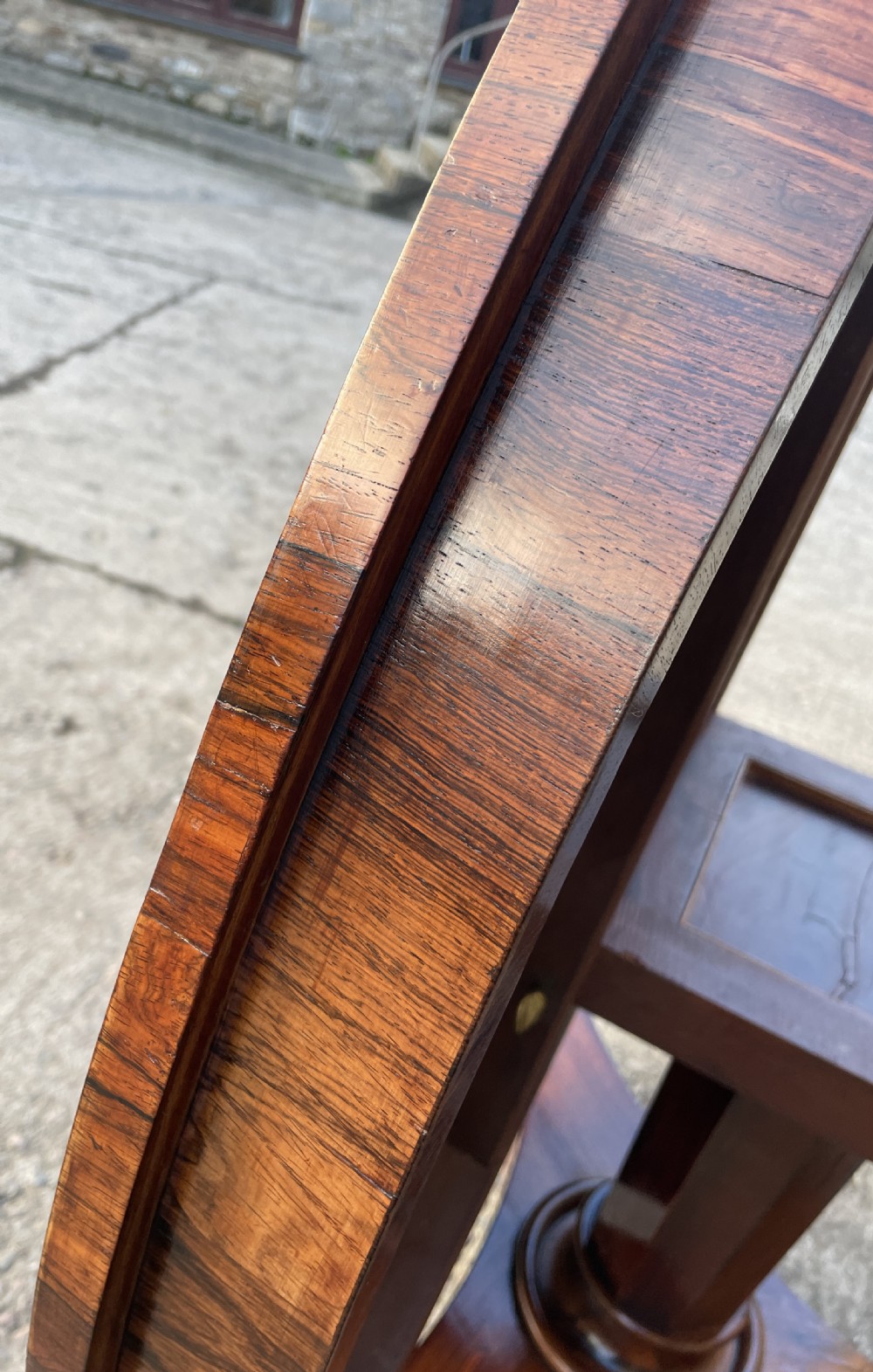 Regency Rosewood Breakfast Table View XVI