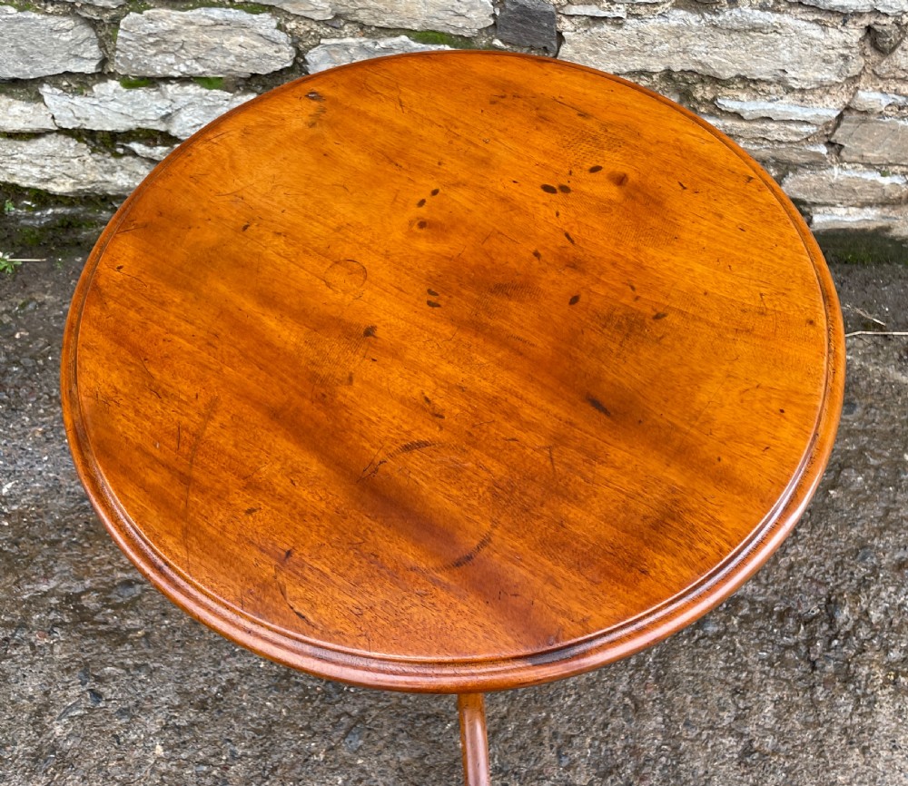 Antique Victorian Mahogany Wine Table View III