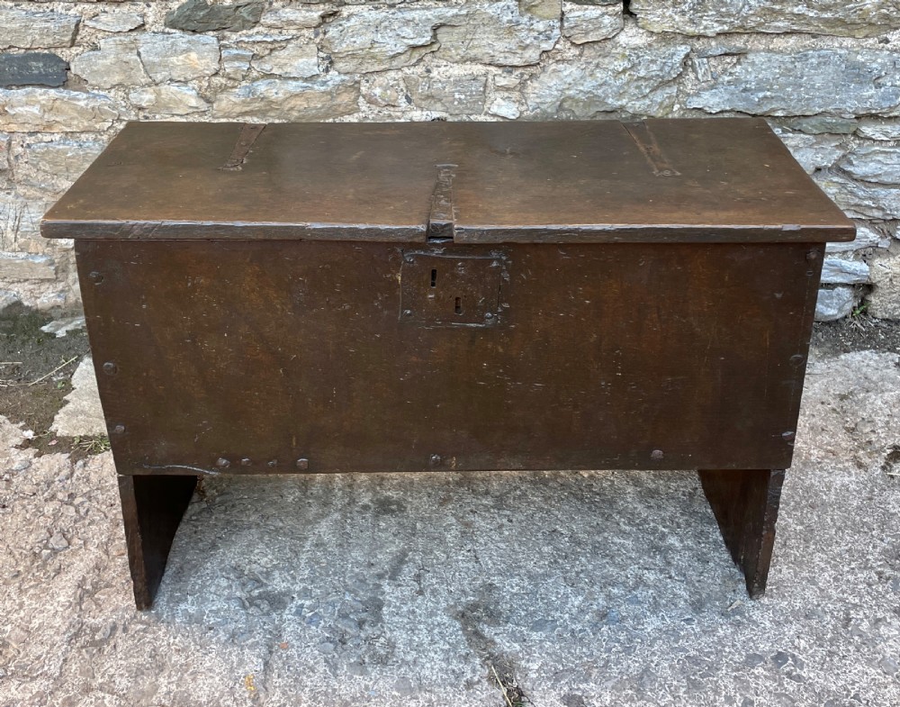 17th Century Planked Oak Coffer