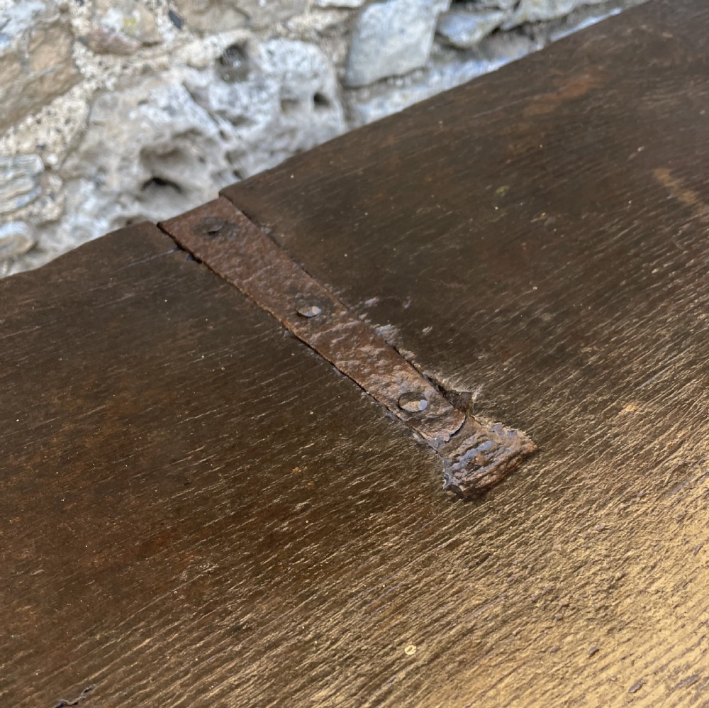 17th Century Planked Oak Coffer View II