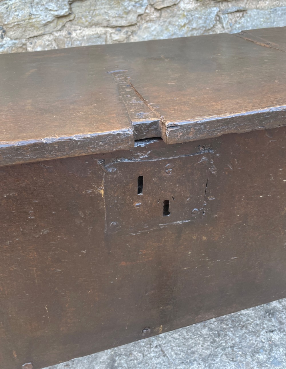 17th Century Planked Oak Coffer View IV