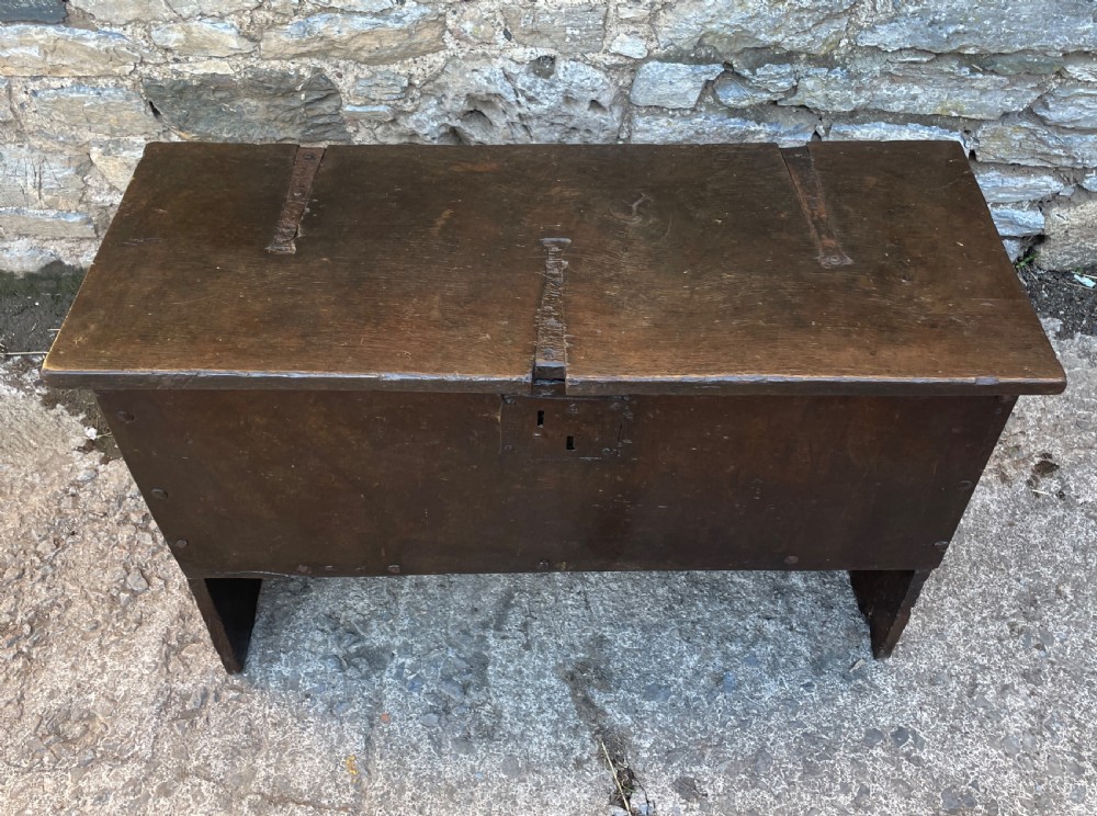 17th Century Planked Oak Coffer View V