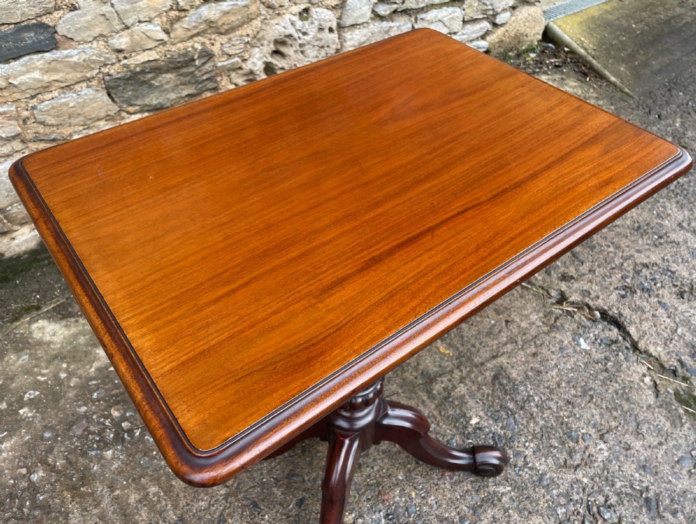 Antique Victorian Mahogany Lamp Table by Johnstone & Jeanes View XIII