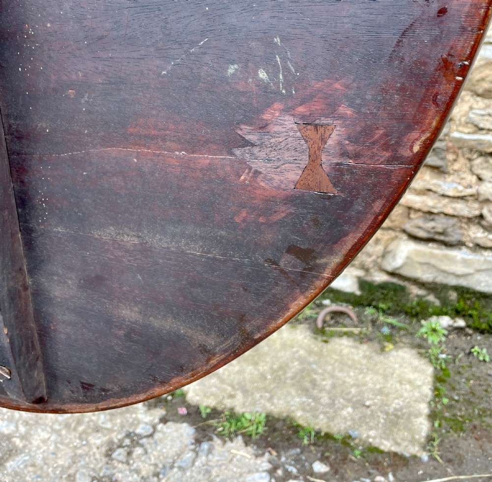 Antique Georgian Mahogany Tilt Top Table View XVI