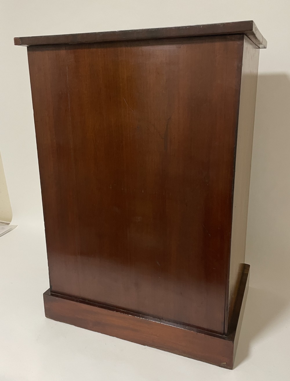 Victorian Mahogany Tabletop Wellington Chest View XVI