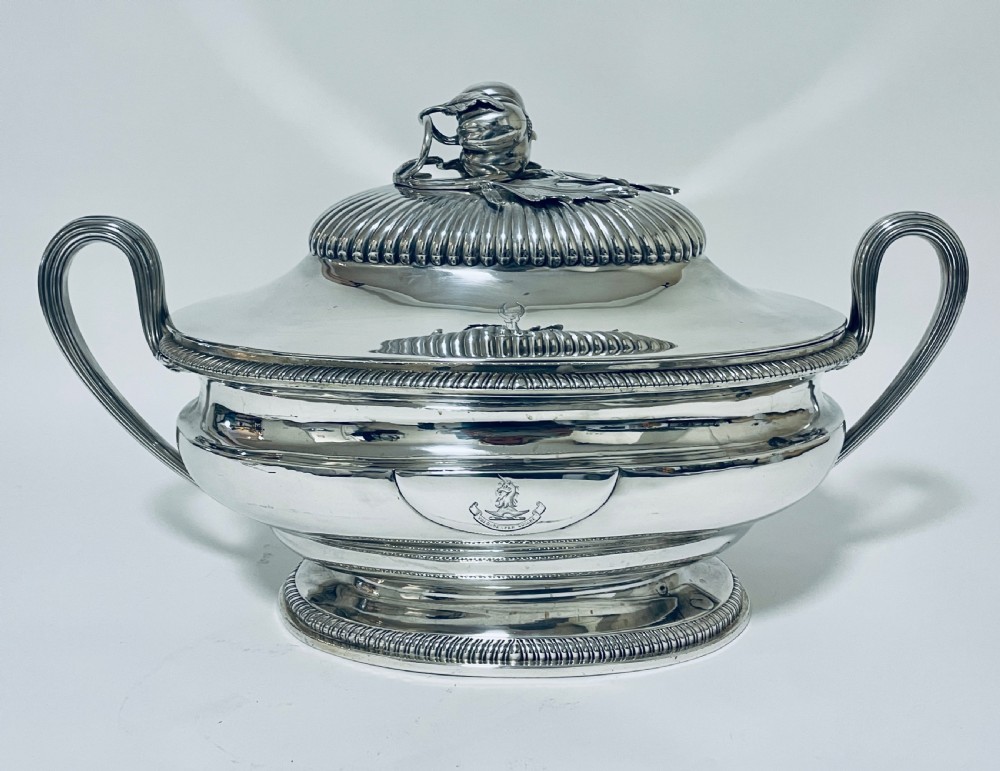 Antique 18th Century Georgian Solid Sterling Silver Tureen