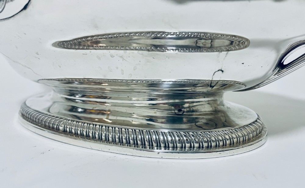 Antique 18th Century Georgian Solid Sterling Silver Tureen View VII
