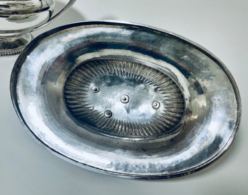 Antique 18th Century Georgian Solid Sterling Silver Tureen View XI
