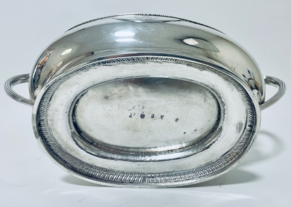 Antique 18th Century Georgian Solid Sterling Silver Tureen View XVII