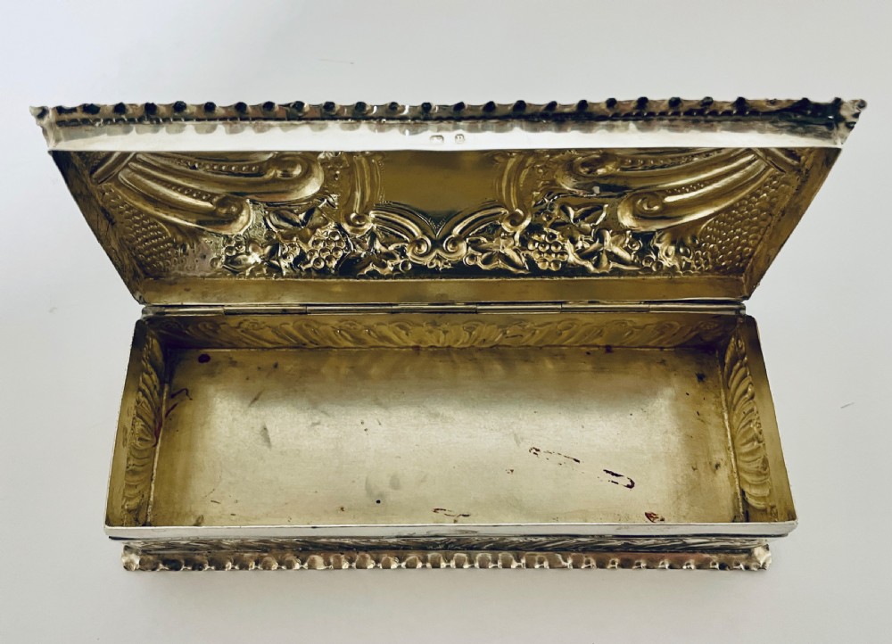 Antique Victorian Solid Silver Box View XVII