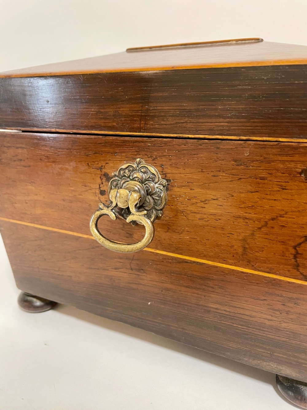 Antique Regency Rosewood Fitted Jewellery Box View VII