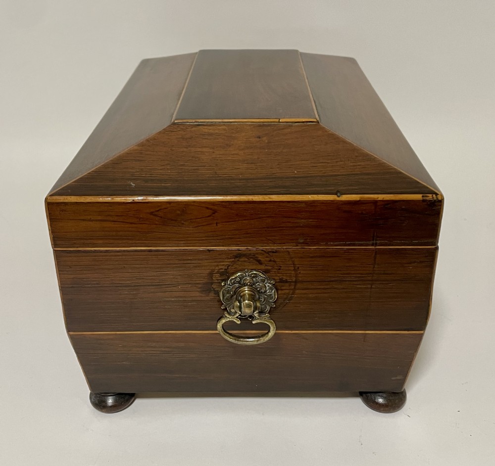 Antique Regency Rosewood Fitted Jewellery Box View VIII