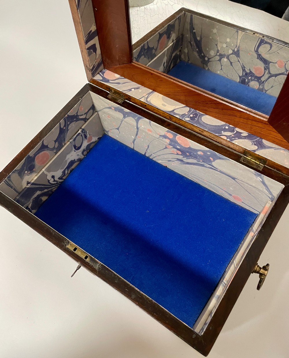Antique Regency Rosewood Fitted Jewellery Box View XVIII