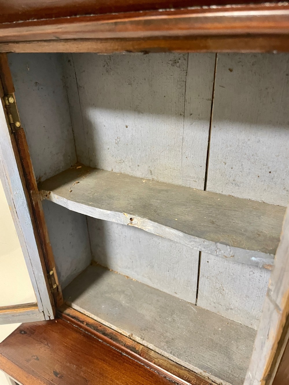 Antique Miniature Apprentice Glazed Dresser View IX
