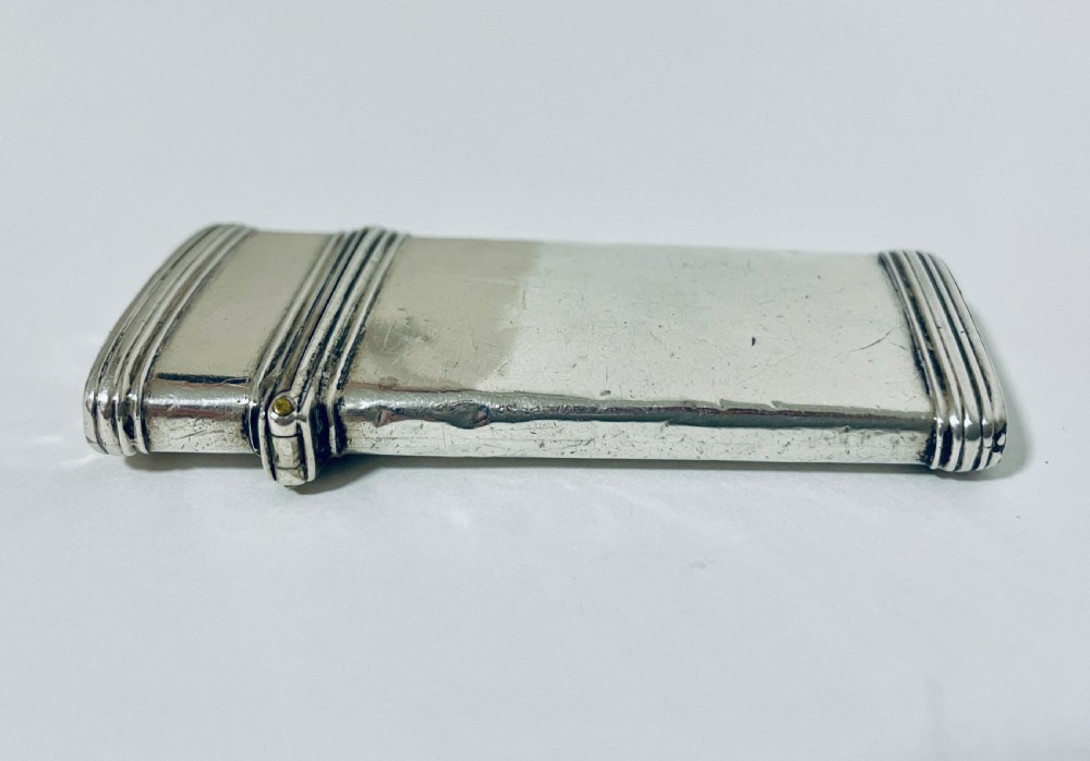 18th Century Georgian Fleam Bloodletting Kit in Silver Case View VI