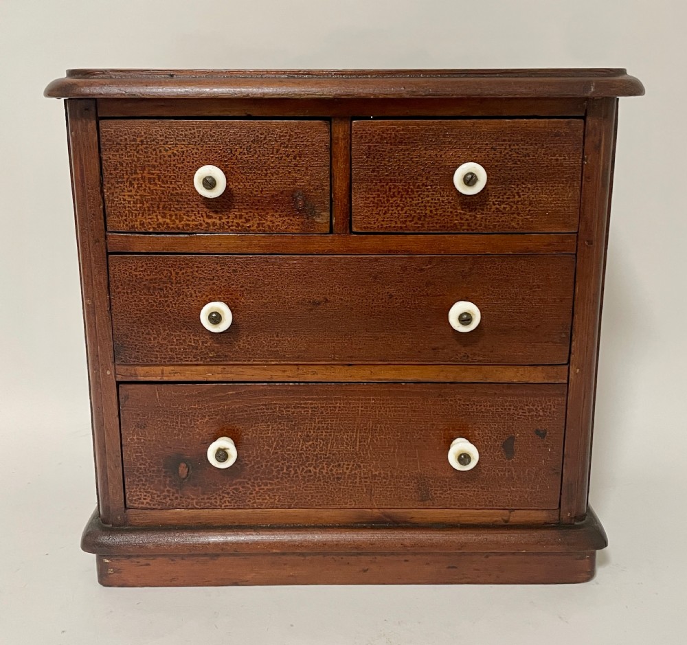 Antique Miniature Apprentice Chest of Drawers