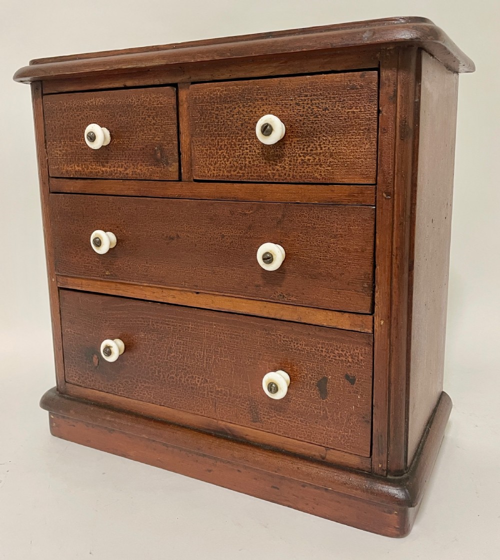 Antique Miniature Apprentice Chest of Drawers View IV