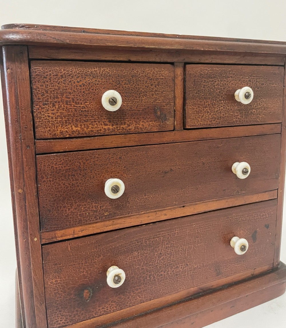 Antique Miniature Apprentice Chest of Drawers View XI